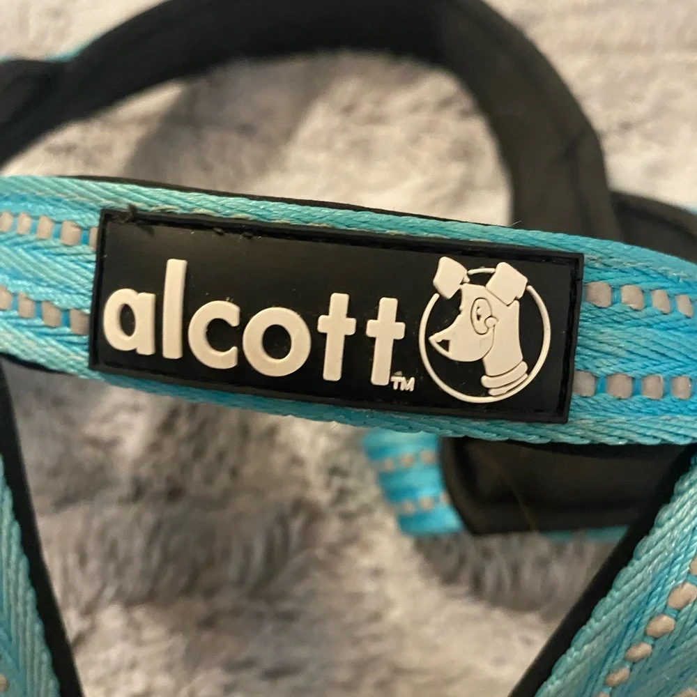 Alcott | Reinforced Neoprene Dog Harness in Blue W/ Reflective Stitching[SIZE L] - Picture 4 of 6